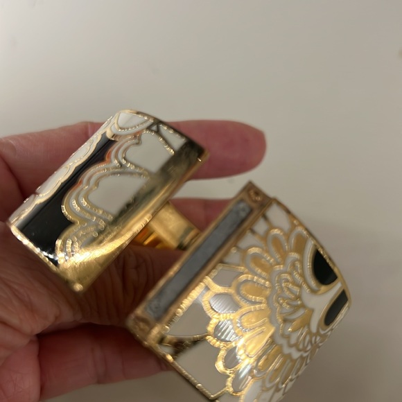 Kate Spade LIMITED EDITION Cuff 'In Full Bloom' Florence Broadhurst Collection - Picture 5 of 6